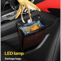 Car Trash Can with LED Lamp